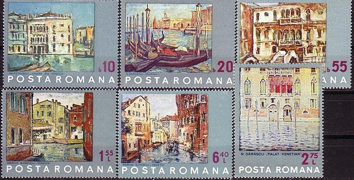 1972 - Reproduceri de arta - Venetia, serie neuzata
